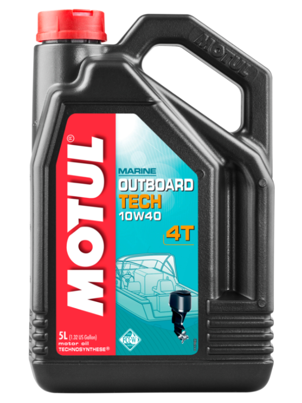 10w40-600x800-1.jpg Motul Outboard Tech 4T 10W-40 - 5 Litre Teneke Motor Yağı - Görsel 1