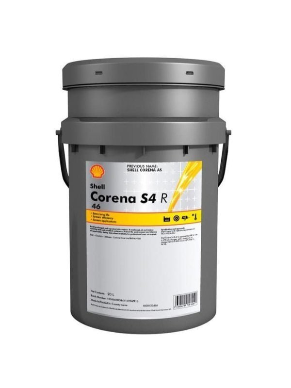 550026204-1-600x800-1.jpg Shell Corena S4 R 46 - 20 Litre Kompresör Yağı - Görsel 1