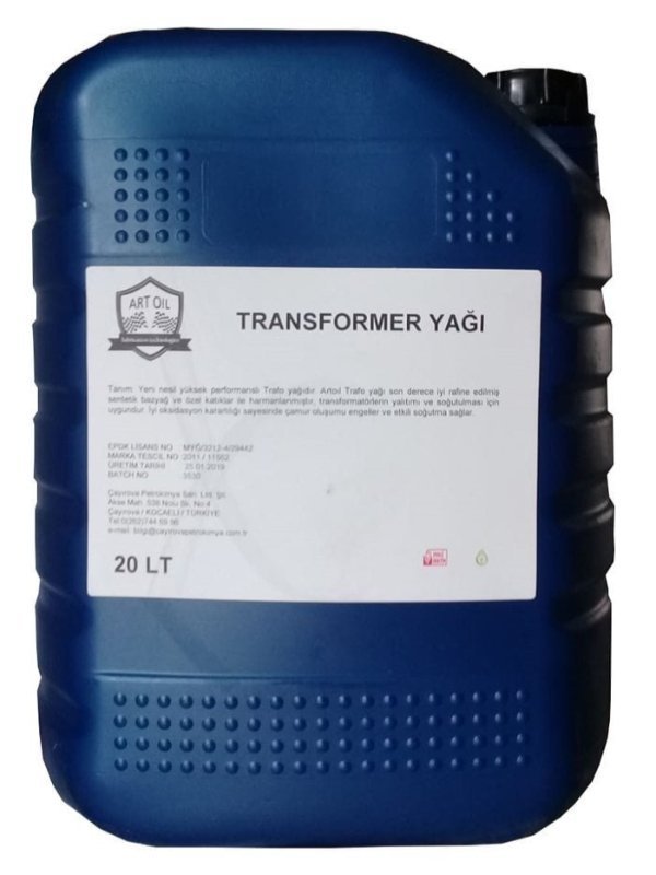 artoil-trafo-yagi-600x800-1.jpg Artoil Transformer Trafo Yağı - 20 Litre Trafo Yağı - Görsel 1