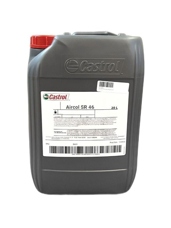 castrol-aircol-sr-46-rotary-compressor-oil-20l-canister-600x800-1.jpg Castrol Aircol SR 46 - 20 Litre Kompresör Yağı - Görsel 1