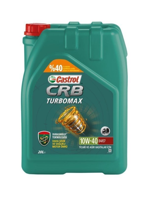 castrol-crb-turbomax-10w-40-e4-e7-600x800-1.jpg Castrol CRB Turbomax 10W-40 - 20 Litre Motor Yağı - Görsel 1