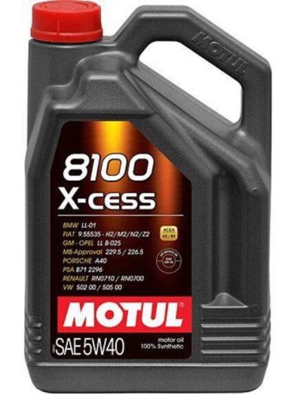 Motul 8100 X-cess 5W-40 - 4 Litre Motor Yağı