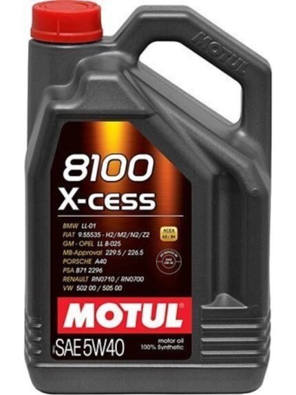 Motul 8100 X-cess 5W-40 - 4 Litre Motor Yağı