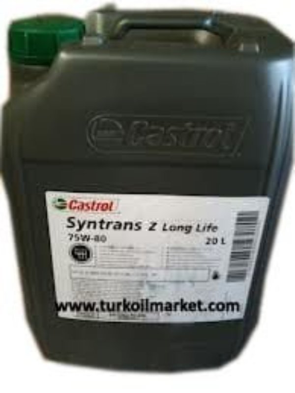 pr_01_3904-600x800-1.jpg Castrol Syntrans Z Long Life 75W-80 - 20 L Şanzıman Yağı - Görsel 1