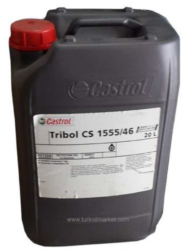 tribol-cs-1555-46-600x800-1.jpg Castrol Tribol CS 1555-46 - 20 L Vidalı Kompresör Yağı Kompresör Yağı - Görsel 1