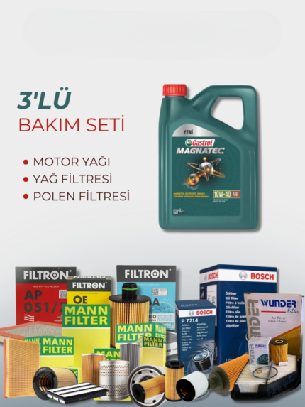 Suzuki SX4 S-CROSS 1.6 (2013-2017) Elf 5W-30 5 Litre Motor Yağlı Bakım Seti 4 Parça Set