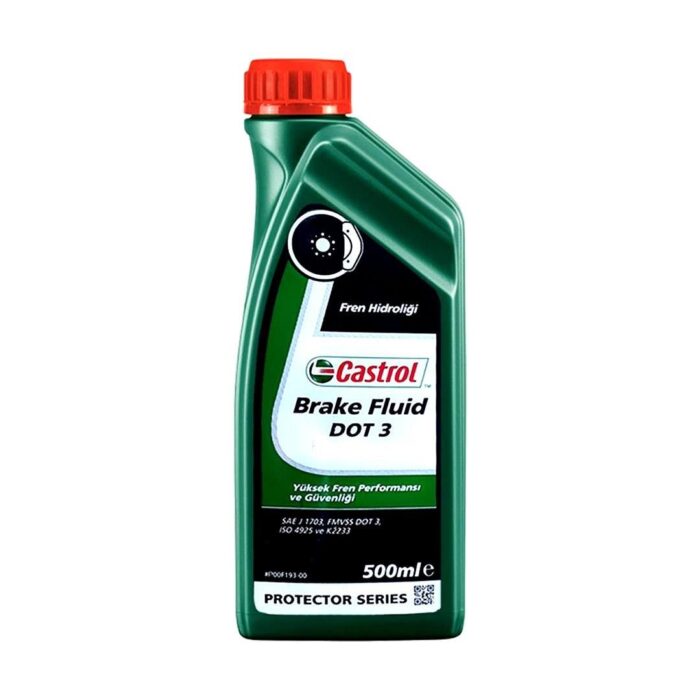 Castrol Brake Fluid DOT 3 500 ML Fren Hidrolik Yağı - Görsel 1