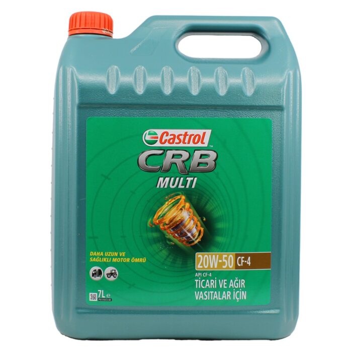 Castrol CRB Multi 20W50 7 Lt Mineral Motor Yağı - Görsel 1