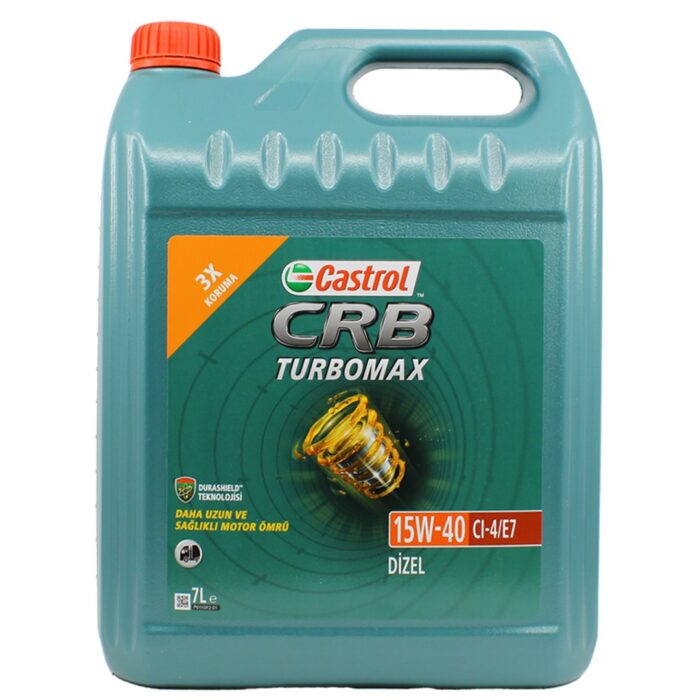Castrol CRB Turbomax 15W40 7 Lt Mineral Motor Yağı - Görsel 1