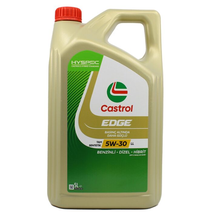 Castrol Edge 5W30 LL 5 Lt Tam Sentetik Partiküllü Motor Yağı - Görsel 1