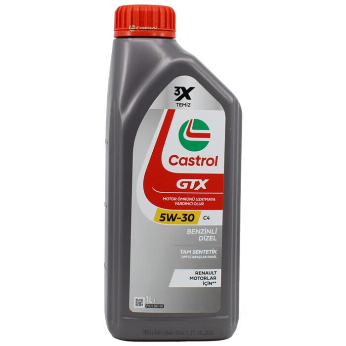 Castrol GTX 5W30 C4 1 Lt Partiküllü Motor Yağı - Görsel 1