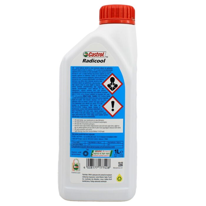 Castrol Radicool Konsantre Antifriz 1 Lt Mavi Antifriz - Görsel 2