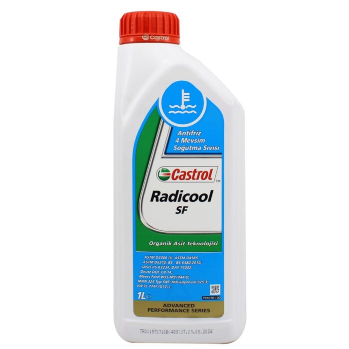 castrol-radicool-sf-antifiriz-1lt.jpg Castrol Radicool SF Konsantre Antifriz 1 Lt Kırmızı Antifriz - Görsel 1