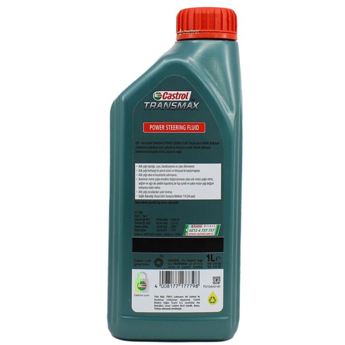 Castrol Transmax Power Steering Fluid 1 Lt Direksiyon Hidrolik Yağı - Görsel 2