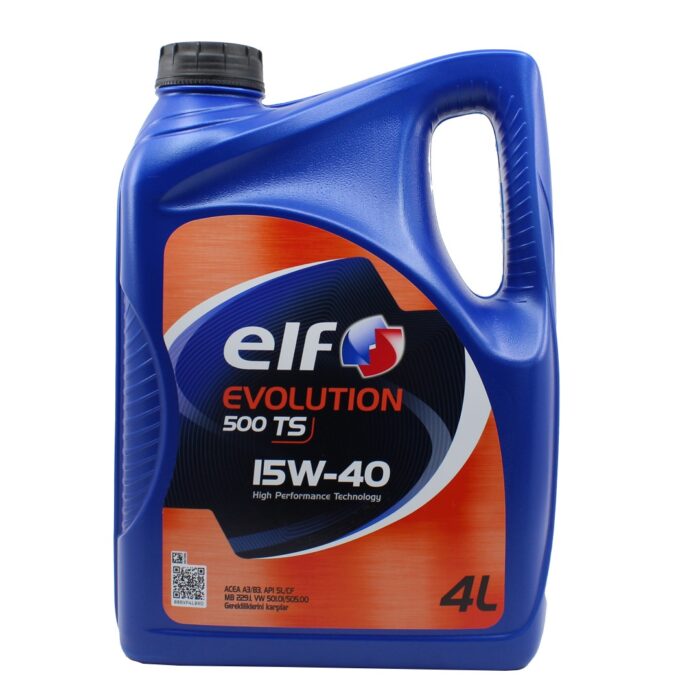 Elf Evolution 500 TS 15W-40 Motor Yağı 4 Lt - Görsel 1