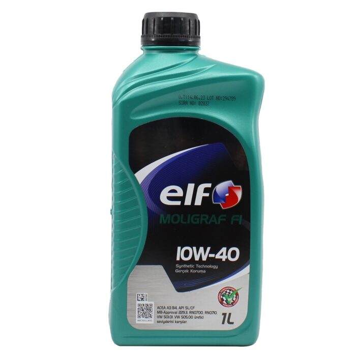 elf-moligraf-10w40-1lt.jpg Elf Moligraf F1 10W-40 1 Lt Sentetik Motor Yağı - Görsel 1