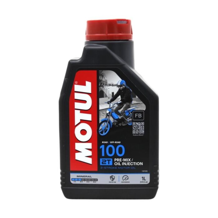 Motul 100 2T 1 Lt 2 Zamanlı Motosiklet Yağı - Görsel 1