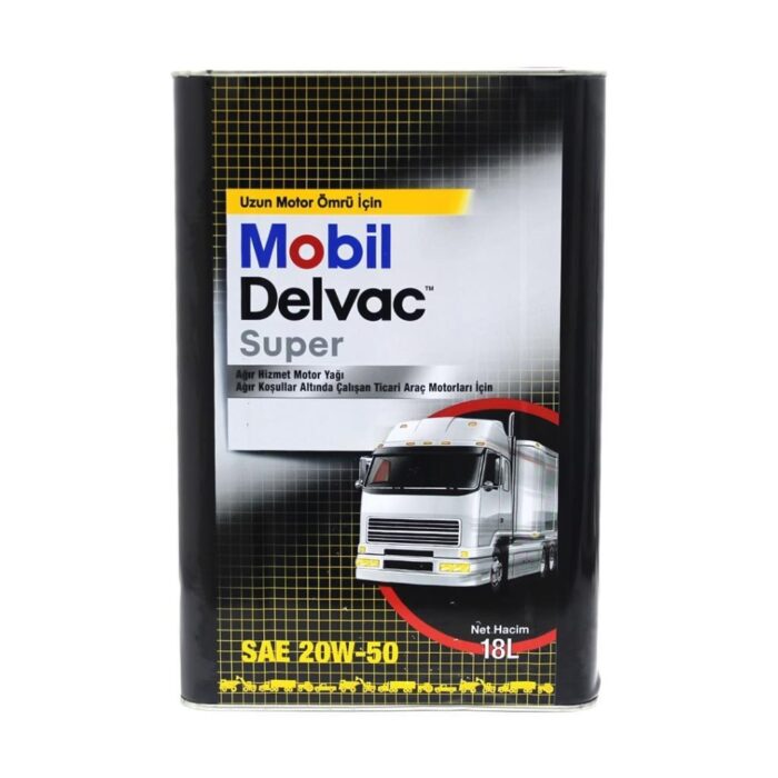 Mobil Delvac Super 20W-50 18 Lt Ağır Dizel Araç Motor Yağı - Görsel 1