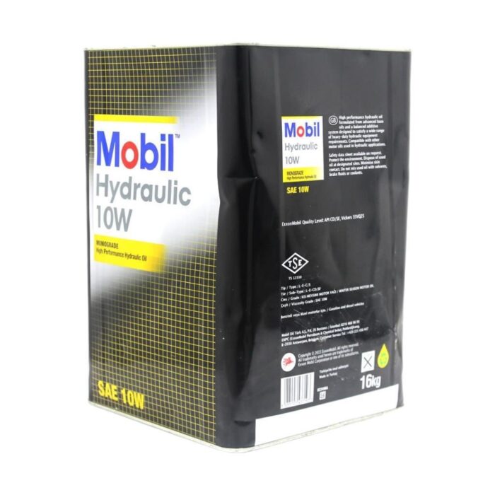 Mobil Hydraulic 10W 16 Kg Tek Dereceli Hidrolik Yağ - Görsel 2