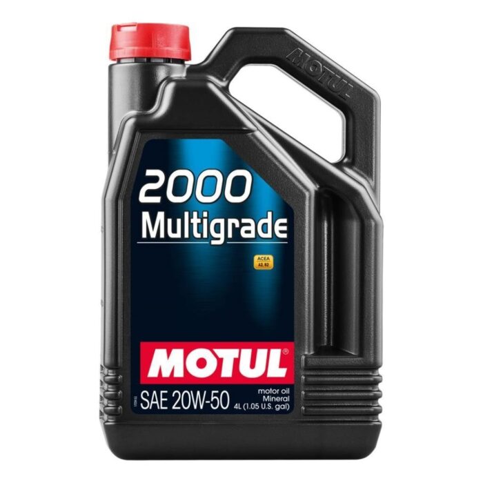 image_1080-144.jpg Motul 2000 Multigrade 20W50 4 lt Mineral Motor Yağı - Görsel 1