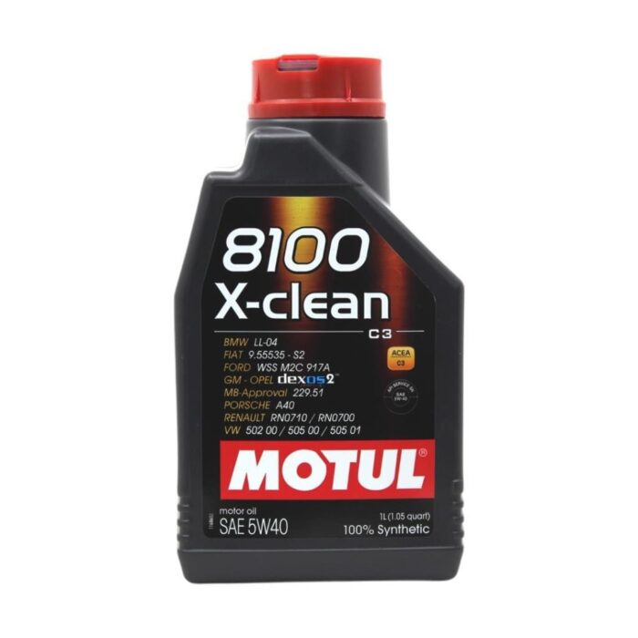 Motul 8100 X-Clean 5W40 1 Lt Tam Sentetik Motor Yağı - Görsel 1