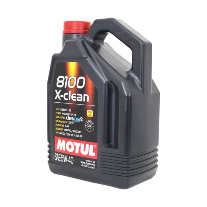 Motul 8100 X-Clean 5W40 4 Lt Tam Sentetik Motor Yağı - Görsel 2