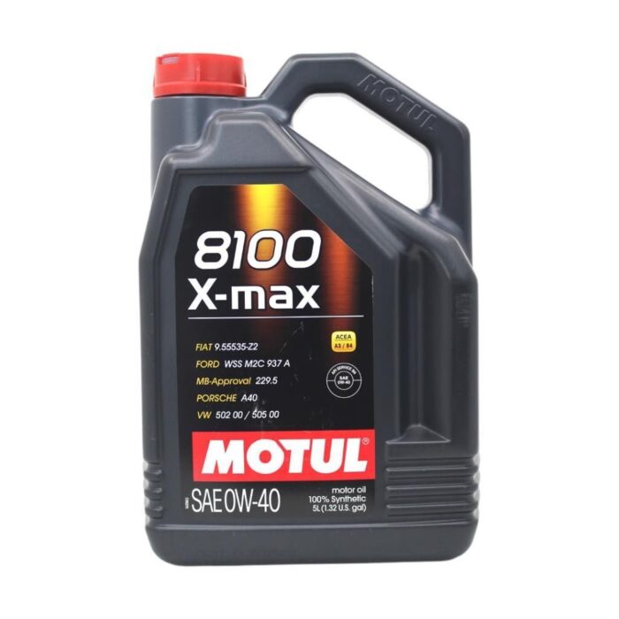 Motul 8100 X-Max 0W40 5 Lt Tam Sentetik Motor Yağı - Görsel 1