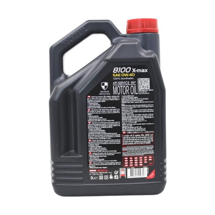 Motul 8100 X-Max 0W40 5 Lt Tam Sentetik Motor Yağı - Görsel 4