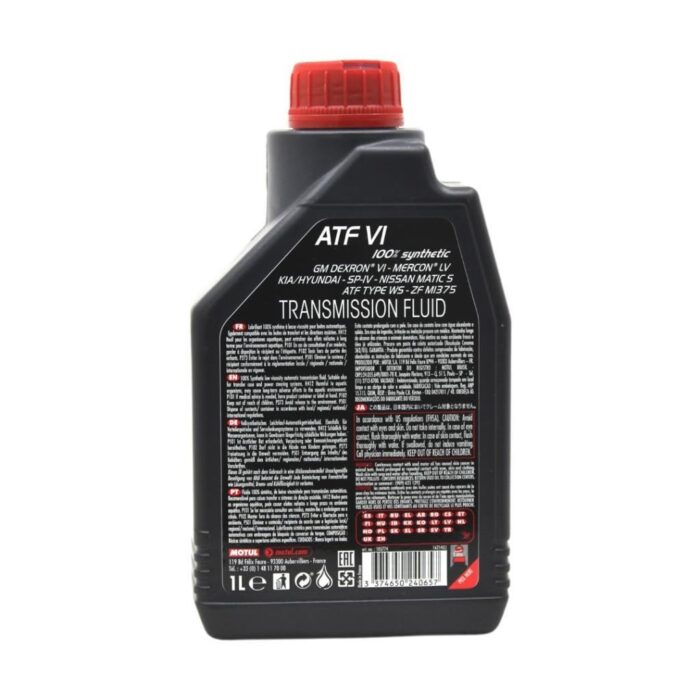 Motul ATF VI 1 Lt Otomatik Şanzıman Yağı - Görsel 4