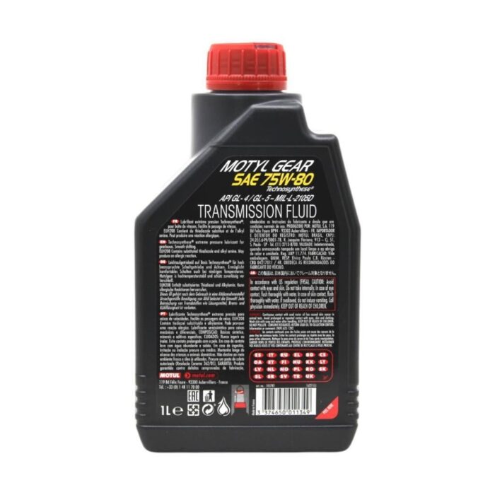 Motul Motylgear 75W80 1 Lt Manuel Şanzıman Yağı - Görsel 4