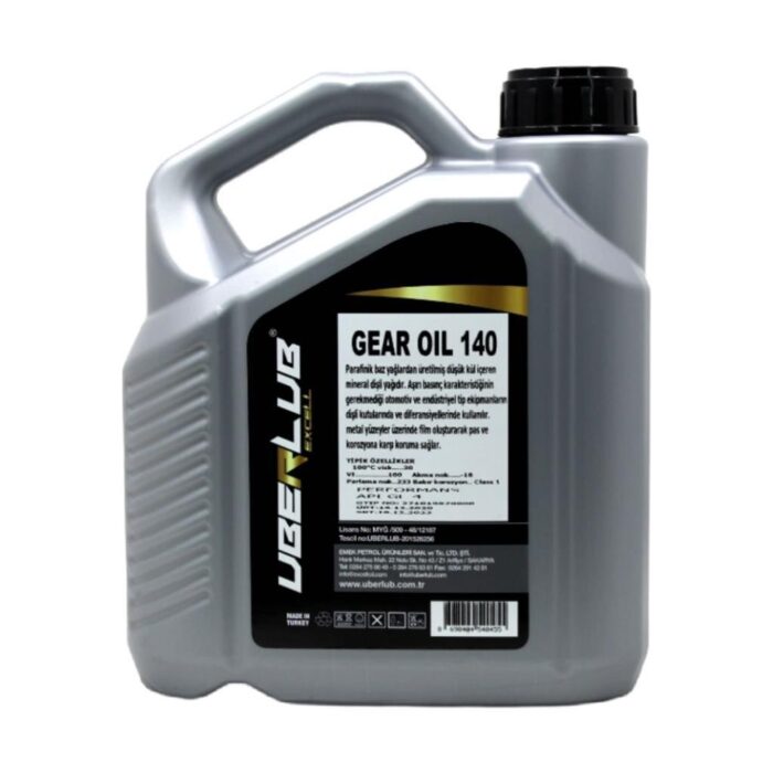 Uberlub Excell Gear Oil 140 3 Lt Şanzıman Dişli Yağı - Görsel 4