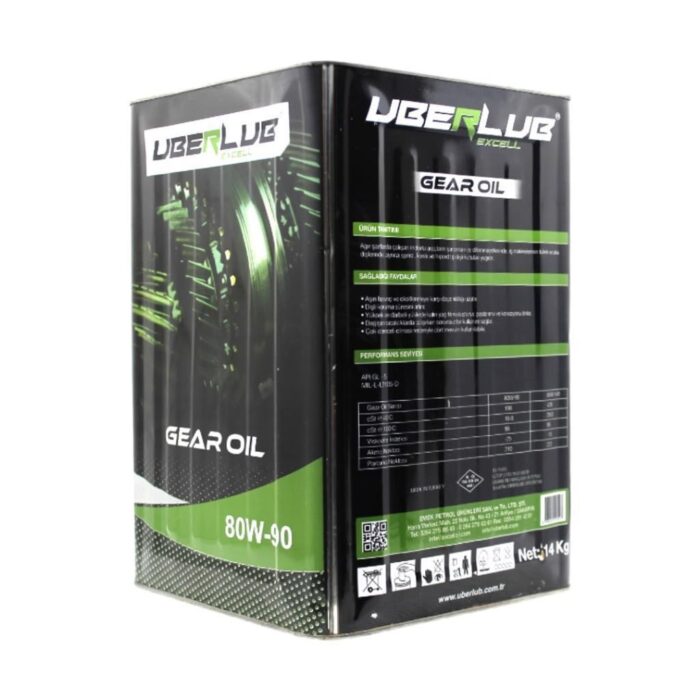 Uberlub Excell Gear Oil 80W90 16 Lt Şanzıman Yağı - Görsel 2