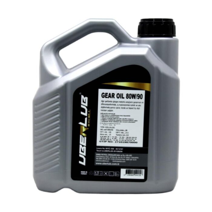 Uberlub Excell Gear Oil 80W90 3 Lt Şanzıman Yağı - Görsel 4