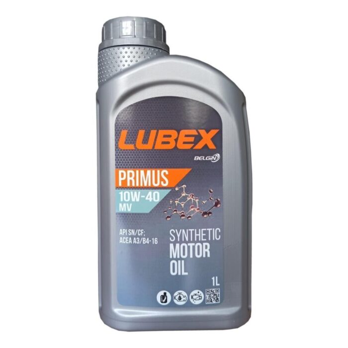 Lubex Primus MV 10W40 1 Lt Sentetik Motor Yağı - Görsel 1