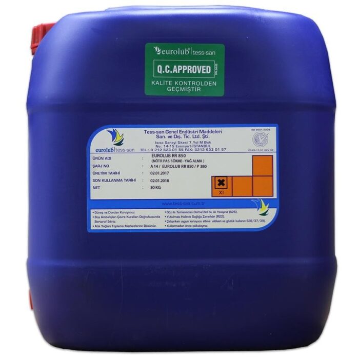 Eurolub RR 850 30 Kg Nötr Pas Sökme - Görsel 1