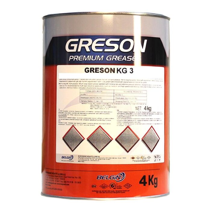 image_1080-636.jpg Lubex Greson KG 3 Kauçuklu Gres 4 Kg Kalsiyum Sabunlu Gres - Görsel 1