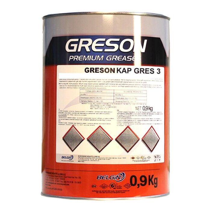 Lubex Kap Gres 3 Kırmızı Gres Yağı 0,9 Kg Kalsiyum Sabunlu Gres - Görsel 1