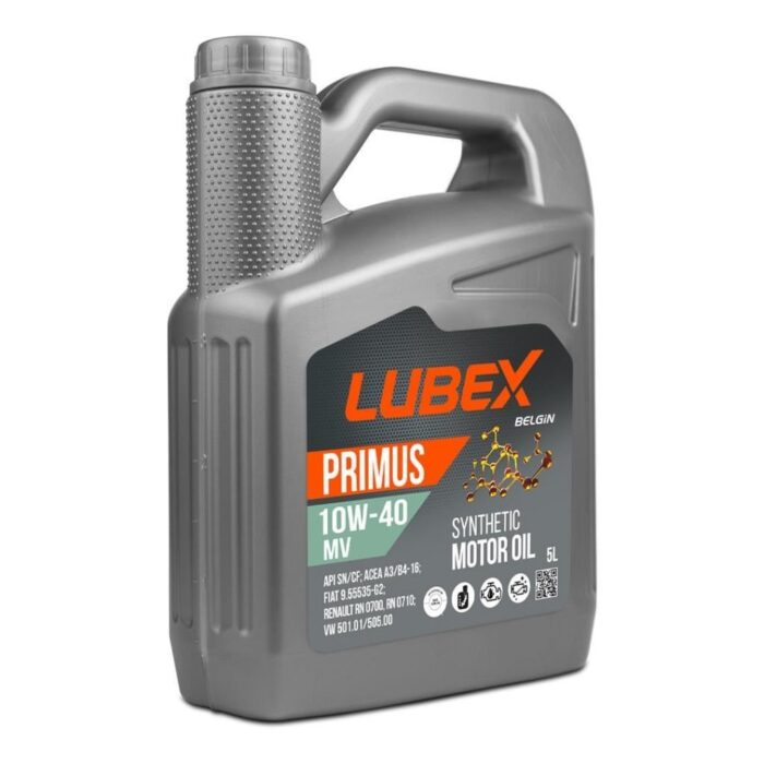 Lubex Primus MV 10W40 5 Lt Sentetik Motor Yağı - Görsel 1