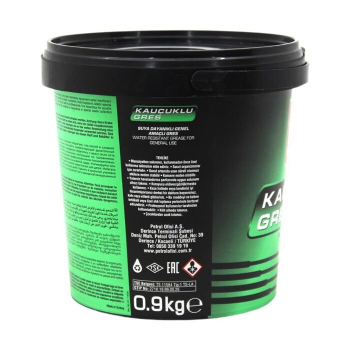 Petrol Ofisi Kauçuklu Gres 0.9 Kg Kalsiyum Sabunlu Gres - Görsel 3