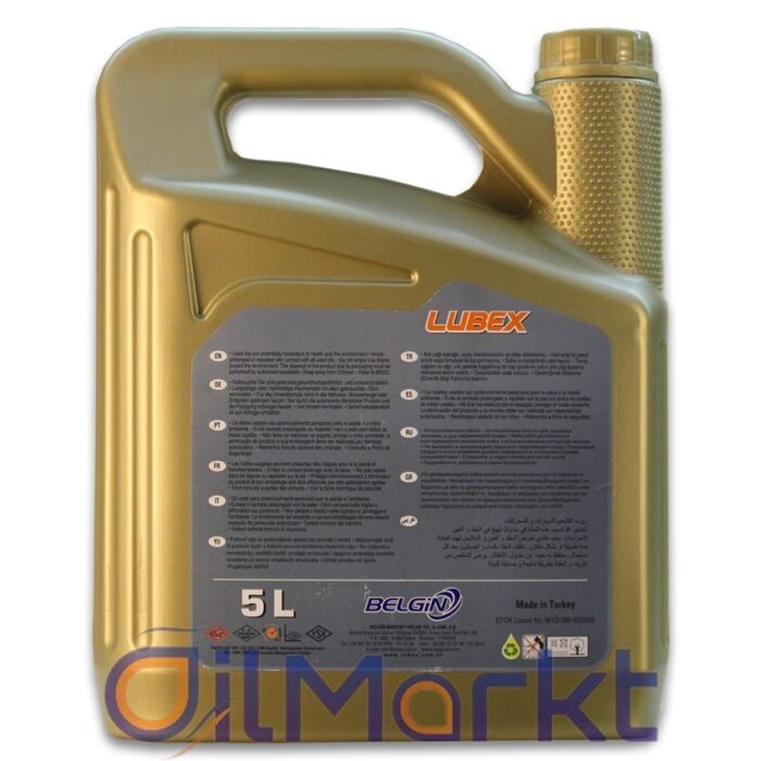 Lubex Primus SMB-LA 5W30 5 Lt Tam Sentetik Motor Yağı - Görsel 2