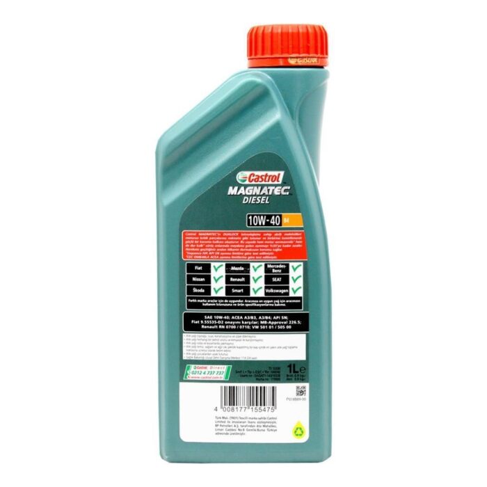 Castrol Magnatec Diesel 10W40 1 Lt Sentetik Motor Yağı - Görsel 4