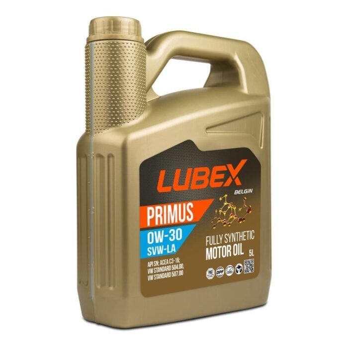 Lubex Primus VW-LA 0W30 5 Lt Tam Sentetik Motor Yağı - Görsel 1