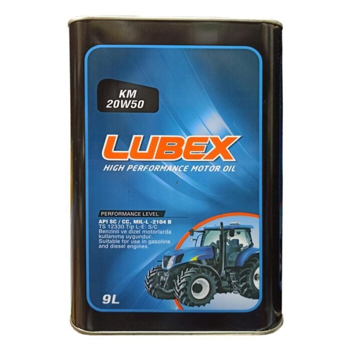Lubex Robus KM 20W50 9 Lt Mineral Motor Yağı - Görsel 1