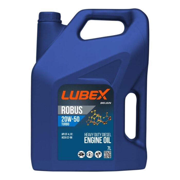 Lubex Robus Turbo 20W50 7 Lt Mineral Motor Yağı - Görsel 1