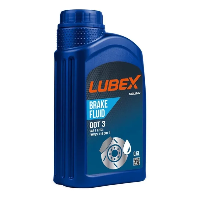 image_1080-951.webp Lubex Brake Fluid DOT 3 Fren Hidrolik Yağı 500 Ml - Görsel 1