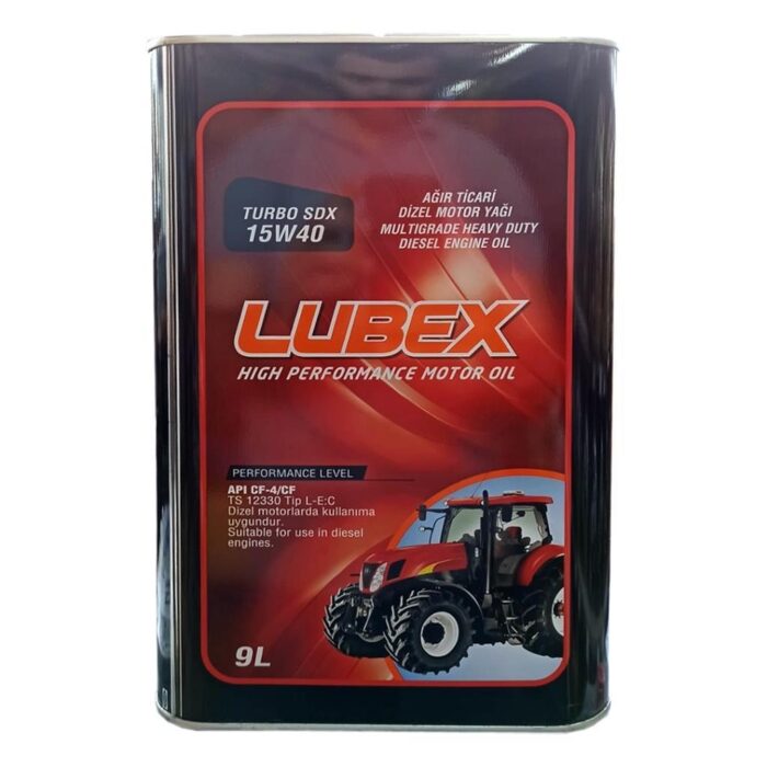 Lubex Robus Turbo 15W40 9 Lt Mineral Motor Yağı - Görsel 1