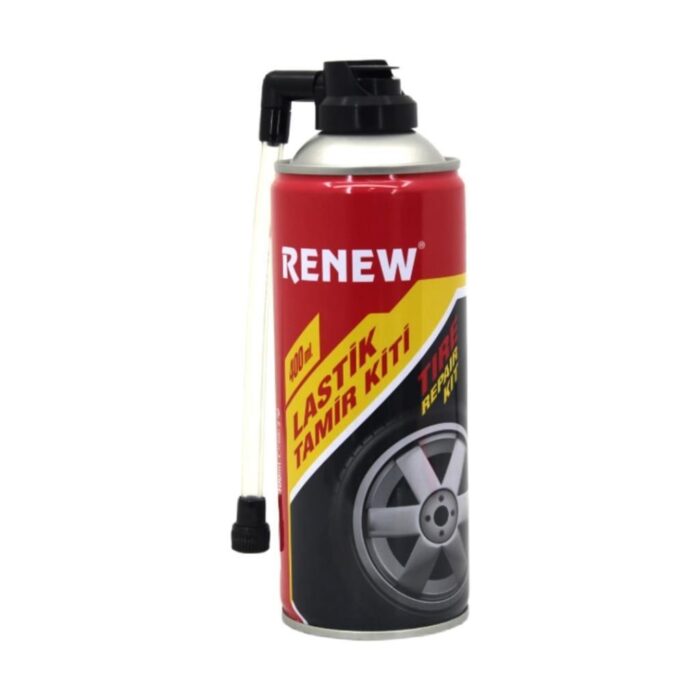 Renew Lastik Tamir Kiti 400 ML - Otomobil Motosiklet Bisiklet - Görsel 1