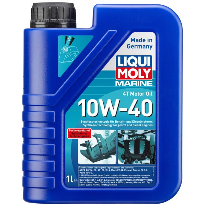 liqui-moly-marine-10w40.jpg Liqui Moly Marine 4T 10W40 1 Lt Motor Yağı (25012) - Görsel 1