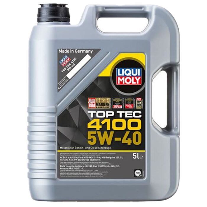 Liqui Moly Top Tec 4100 5W40 5 Lt Motor Yağı (9511) - Görsel 1