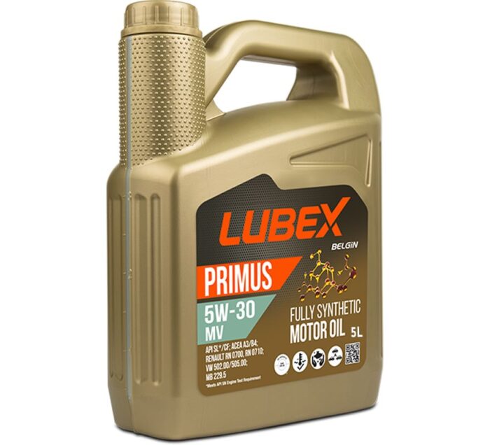 lubex-primus-mv-5w-30-5lt.jpg Lubex Primus MV 5W30 5 Lt Tam Sentetik Motor Yağı - Görsel 1
